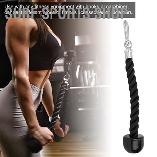 [SURF] Gym Fitness Equipment Triceps Rope Musculus Biceps Strength Training Pull‑down Single