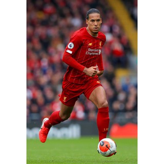 โปสเตอร์ ฟาน ไดจ์ค Poster van Dijk  Liverpool ลิเวอร์พูล The Kop YNWA รูปภาพ รูปถ่าย ตกแต่งผนัง ฟุตบอล Football