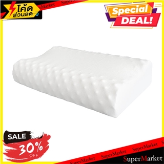 หมอนสุขภาพ LATEX R-SIMPLE WAVE หมอนสุขภาพ LATEX PILLOW R-SIMPLE WAVE 59X35X11.5CM WHITE