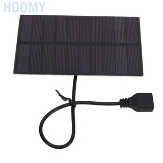 Hoomy แผงพลังงานแสงอาทิตย์ 1.5W 5V Monocrystalline แผงโซลาร์เซลล์ Diy พร้อมอินเทอร์เฟซ Usb แผงขนาดเล็ก แบบยืดหยุ่น