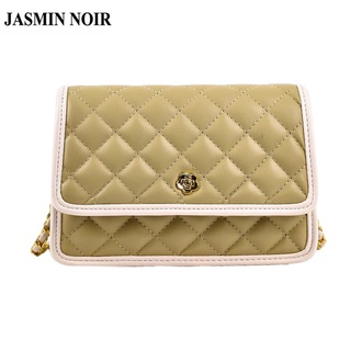 Jasmin NOIR กระเป๋าสะพายข้าง ลายสก๊อต แต่งสายโซ่ สําหรับผู้หญิง