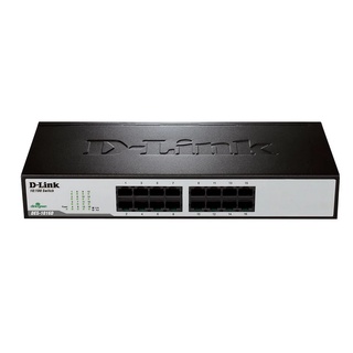 D-LINK DES-1016D 16-port 10/100Mbps Unmanaged Switch Metal, Rackmount (Warranty LT)