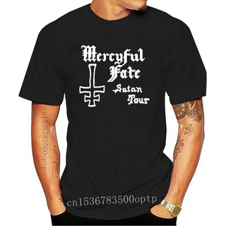 เสื้อยืด ลาย Mercyful Fate Satan Tour 1982