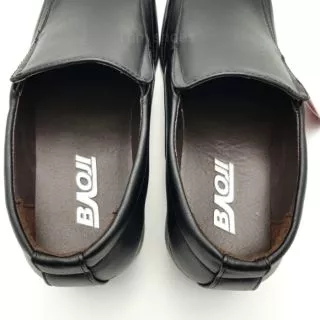 คัชชูหนังชายหัวตัด Baoji และ. Alando สีดำ ไซส์ 39-47