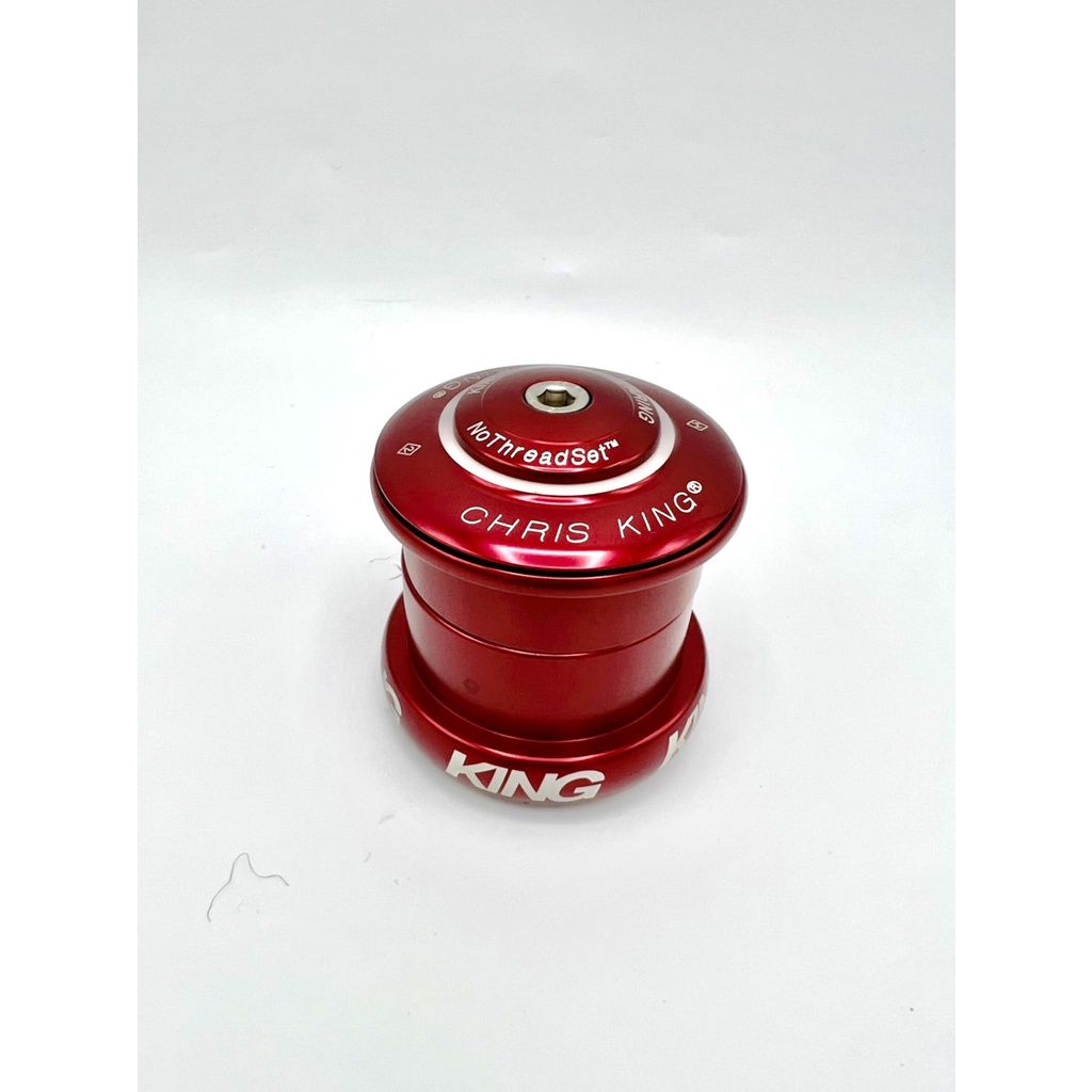 ถ้วยคอ Chris King รหัส HSI5R  INSET  1.5 EXTERNAL, GL Headset 49mm RED ของเก่าเก็บ