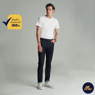 Mc JEANS กางเกงยีนส์ผู้ชาย กางเกงยีนส์ แม็ค แท้ ผู้ชาย ขาเดฟ ริมแดง (MC RED SELVEDGE) สียีนส์ ผ้าริม ใส่สบายคล่องตัว ทรงสวย ทันสมัย MASZ015