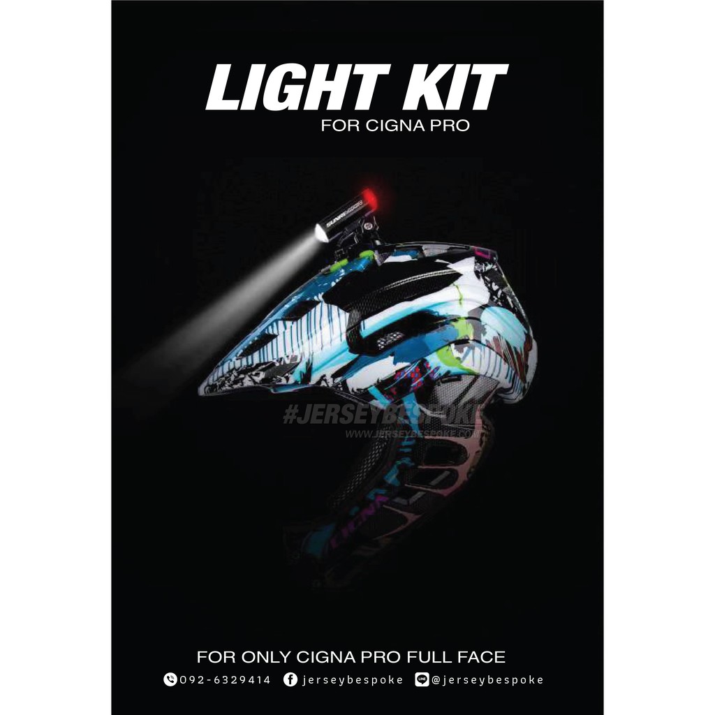 📣 #ส่งฟรี ไฟติดหมวก Cigna-Pro 2in1 ติดตั้งได้ทั้งบนหมวกและแฮนด์ ระบบไฟ 3 จังหวะ #พรีออเดอร์