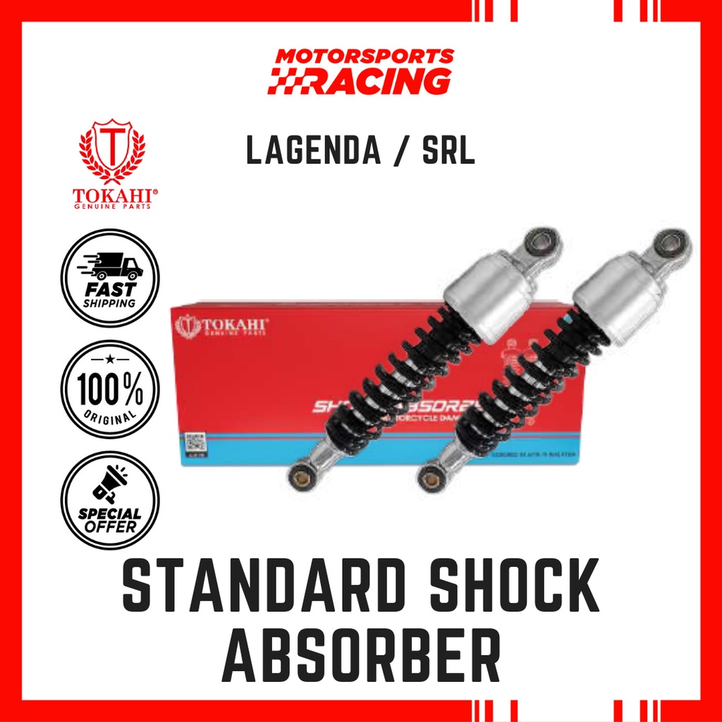 LAGENDA/SRL 270MM TOKAHI STANDARD SHOCK ABSORBER REAR STD ABSOBER BELAKANG YAMAHA 270 MM