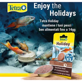 Tetra holiday 30g. 14Days อาหารปลาเล็ก ชนิดเจล 30กรัม เต็ดตร้า ฮอลิเดย์ อยู่ได้นานสูงสุด 14วัน