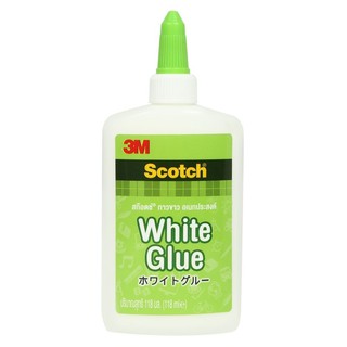 กาวลาเท็กซ์ทั่วไป SCOTCH 118 มล. สีขาว MULTI-PURPOSE LATEX GLUE SCOTCH 118ML WHITE