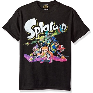 เสื้อยืดผ้าฝ้ายพิมพ์ลาย ไอเทมเด็ด!!เสื้อยืด พิมพ์ลายกราฟฟิค Nintendo Boyss Splatoon สําหรับครอบครัว และผู้ใหญ่