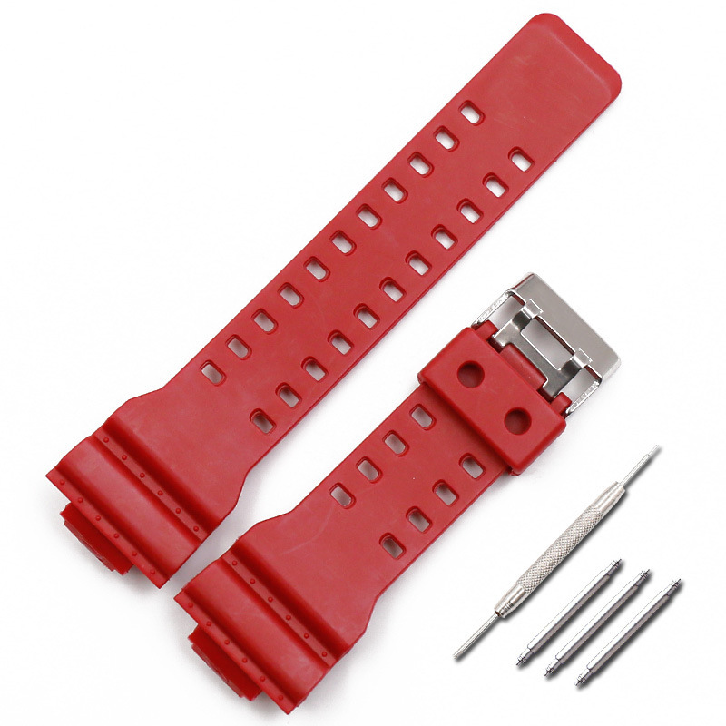 อะไหล่สายนาฬิกาข้อมือสําหรับ Casio G - Shock Ga - 100 / 110 / 120 / 150 / 200 / 300 Gd - 100 / 110 / 120 G - 8900 / Gr - 8900 W