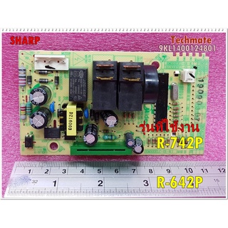 อะไหล่ของแท้/เมนบอร์ดไมโครเวฟชาร์ป/9KL1400124801/PCB ASSY SHARP/R-742P :R-642P/และรุ่นอื่นๆที่พาร์ท/เหมือนกัน