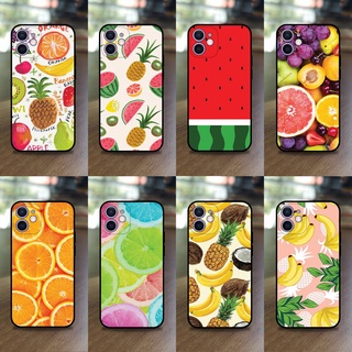 เคสมีอถือ iphone 12 mini ลายผลไม้รวมแสนอร่อย สินค้าพรีเมี่ยม สีสันสวยงาม ราคาถูก เคส TPU แข็งแรงทนทาน ไม่ขูดตัว