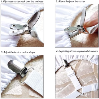 Bed sheet clips สายรัดผ้าปูที่นอนอัจฉริยะ