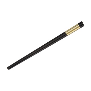 ตะเกียบ TWIN FISH DOTT 2 คู่PLASTIC CHOPSTICK TWIN FISH DOT CS-A1 27.5CM BLACK