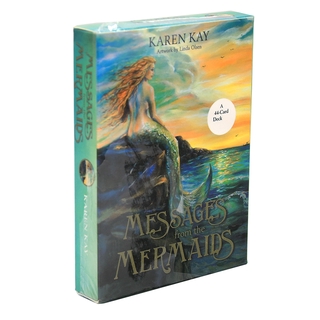 การ์ดบอร์ดเกม ทาโร่ต์ Mermaids Oracle 44 ใบ