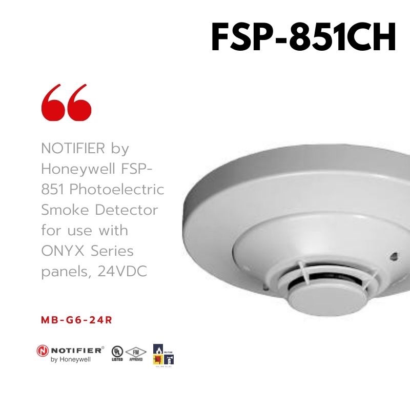 FSP-851CH Photo Smoke Detector w/b B501CH