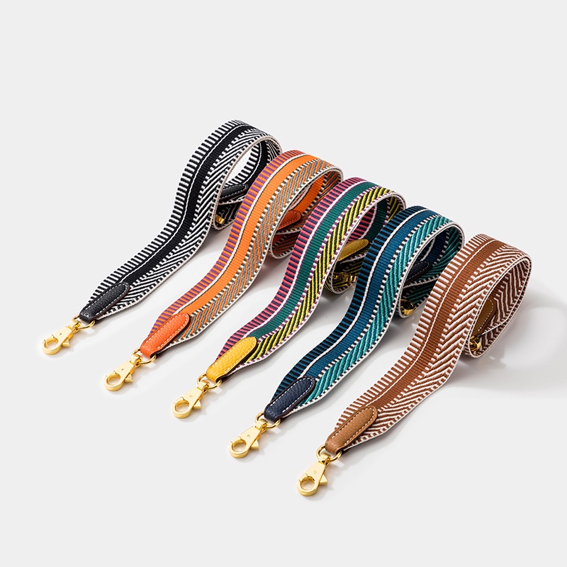 สายรัด 3.8cmH รูปแบบ Half-Grain Webbing เหมาะสําหรับ Hermes Hermes Carrie กระเป๋าตะกร้าผักกระเป๋า Evelyn กระเป๋าสายคล้องไหล่กว้างเปลี่ยนสายทอ