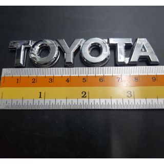 Logo Toyota งานพลาสติก 9.2 × 1.6 cm