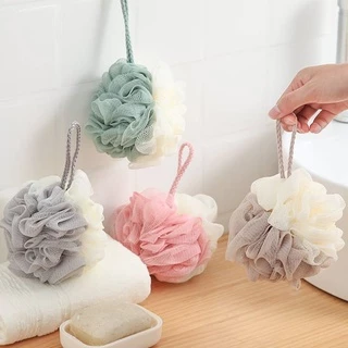 ใยฟองน้ำขัดตัว สีทูโทน มีสองสีในอันเดียว ใยฟองน้ำอาบน้ำ จัดส่งคละสี ที่ขัดตัว อุปกรณ์อาบน้ำ #B-0008