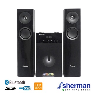 Sherman SB66B3B มินิโฮมเธียเตอร์ ลำโพง Active 2.1 Ch (Bluetooth)