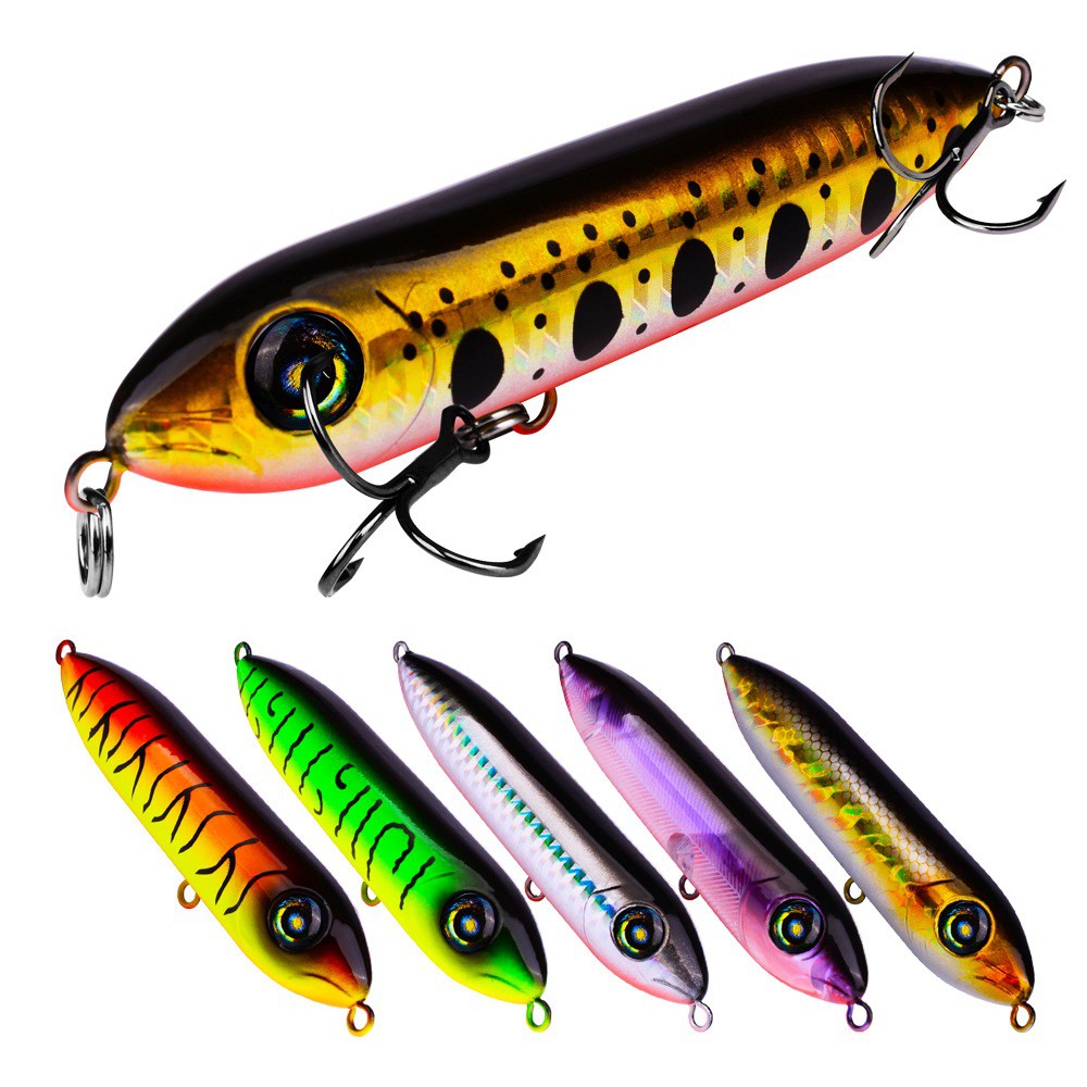 1Pcs Pencil Minnow Fishing Lure 10.2cm 12.5g เหยื่อตกปลาเหยื่อปลอมเหยื่อไบโอนิค