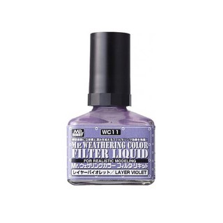 WC11 Mr.Weathering Color Filter LiquidI Layer Violet สีทำคราบสีม่วง 40ml