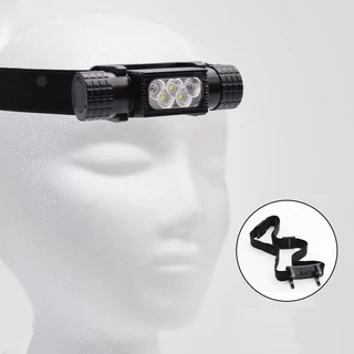 Sofirn H25B (H35B) ไฟหน้า Super Bright 2,000 Lumens 3 ชิ้น LED สีขาว + 2 ชิ้นหลอดไฟ LED สีแดงลูกปัด USBC ประเภทไฟหน้ากลางแจ้งแบบชาร์จไฟได้ IP66 กันน้ําขี่