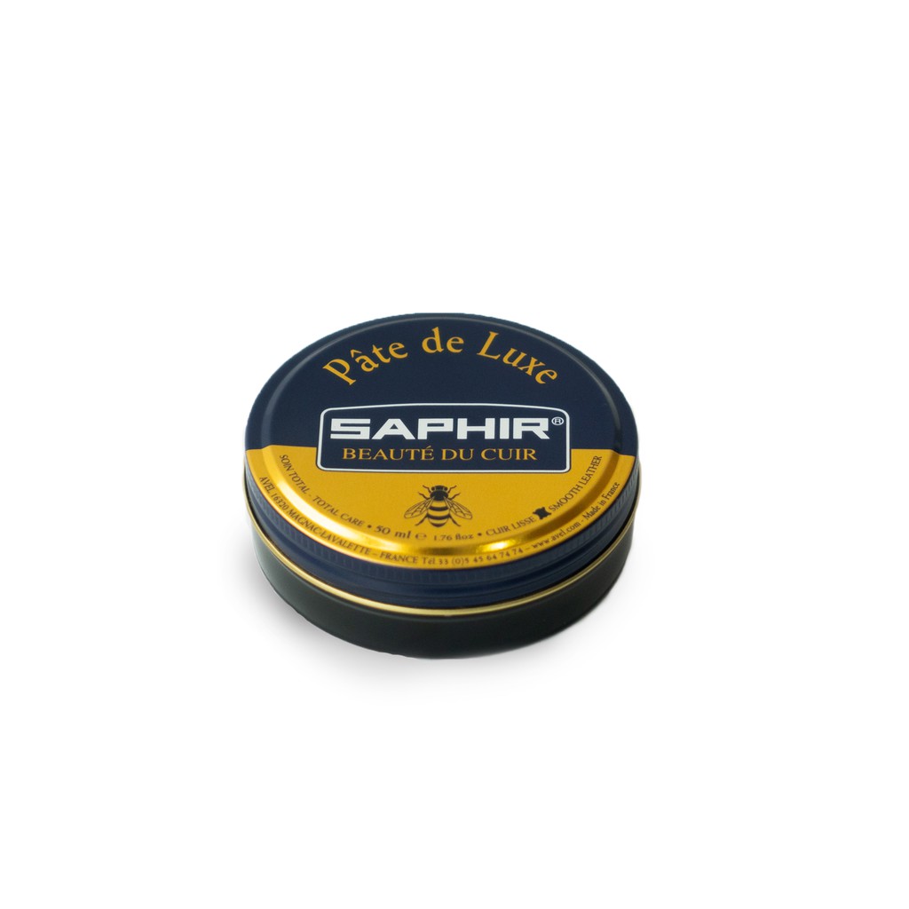 SAPHIR PATE DE LUXE WAX POLISH แว๊กซ์ขัดเงา 50 ml.