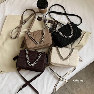 🍷กระเป๋าสะพาย Jennifer bag☕ มีทั้งสายโซ่แบบสั้น และสายสะพายยาวแถมให้ ทรงและสีเข้าได้ง่ายกับทุกลุค