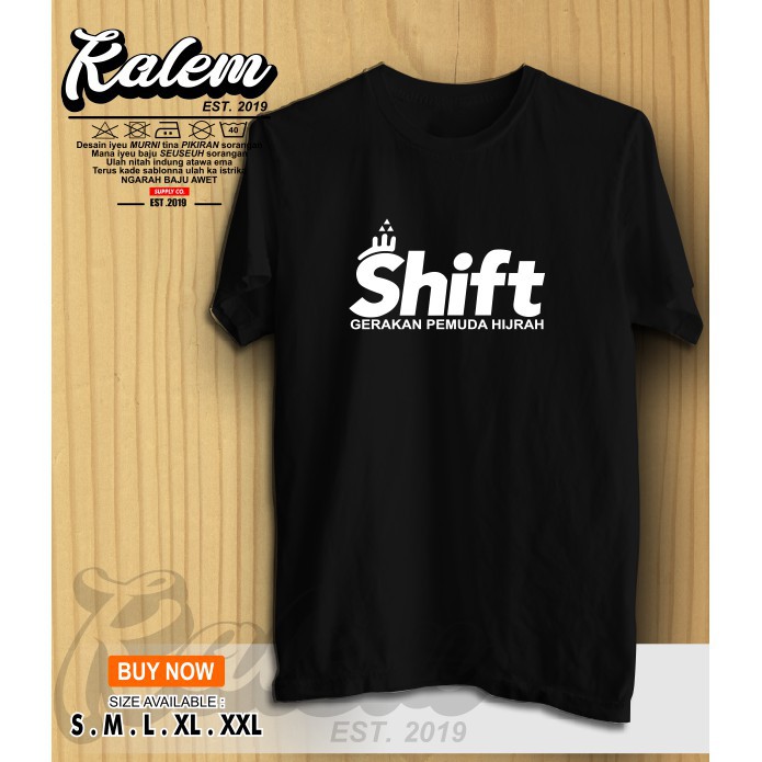 เสื้อยืด Distro อิสลาม Dawah Shift Youth Movement Hijrah - KHEY OLD SHOP