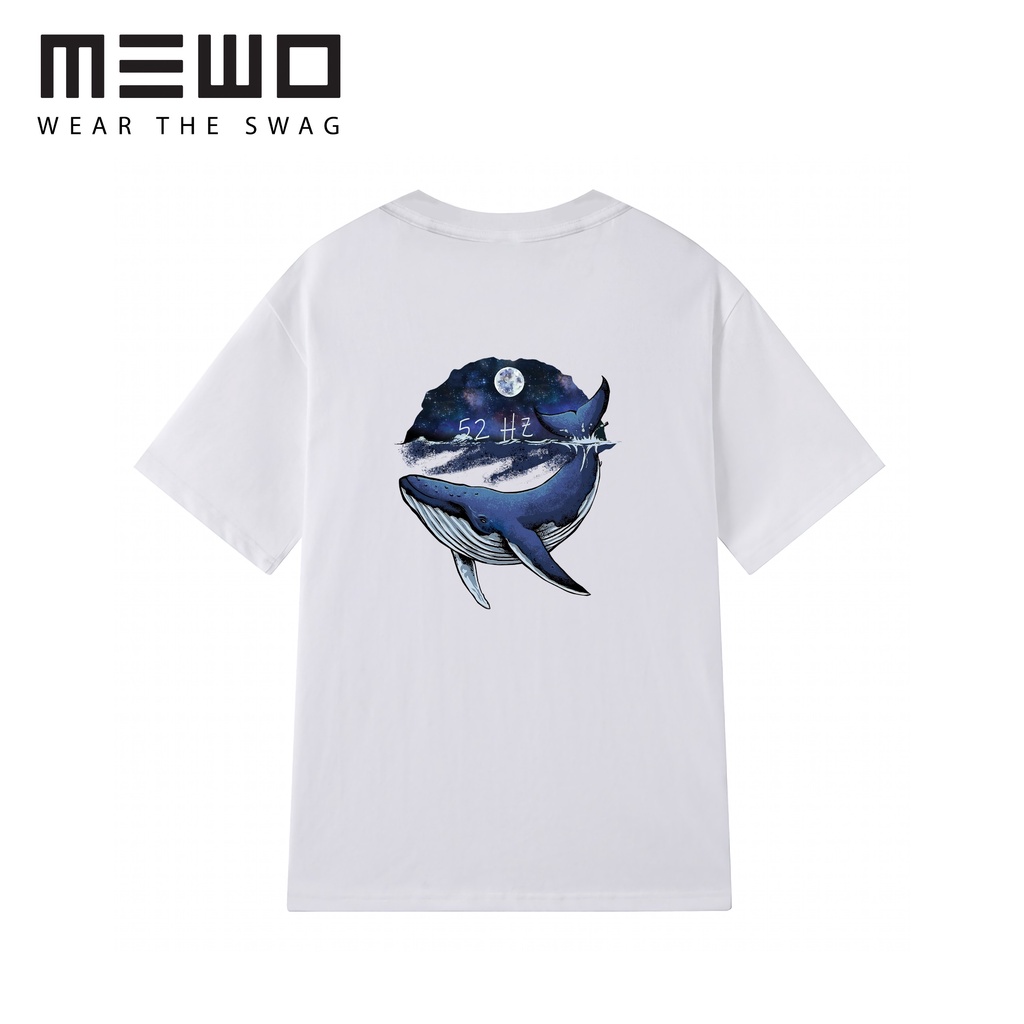 เสื้อยืด MEWO PREMIUM COTTON WHALES 52HZ