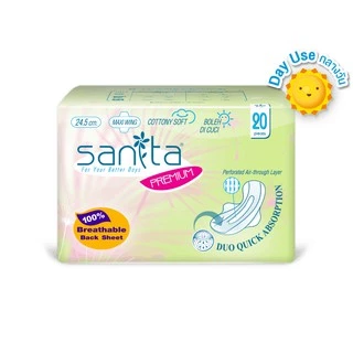 Sanita Premium / ผ้าอนามัยแซนนิต้า พรีเมี่ยม ระบายอากาศ 100%
