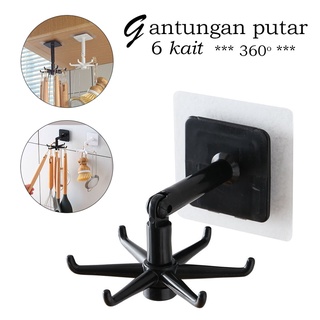 GANTUNGAN PUTAR 6 KAIT PUTAR 360 DERAJAT