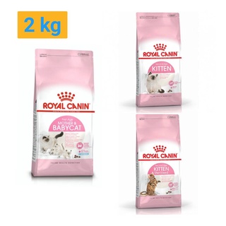 Royal Canin Babycat, Kitten ,Kitten Sterilised อาหารสำหรับแม่แมวตั้งท้อง ถึง ให้นม และลูกแมว มี 3 สูตร ขนาด 2 กิโลกรัม