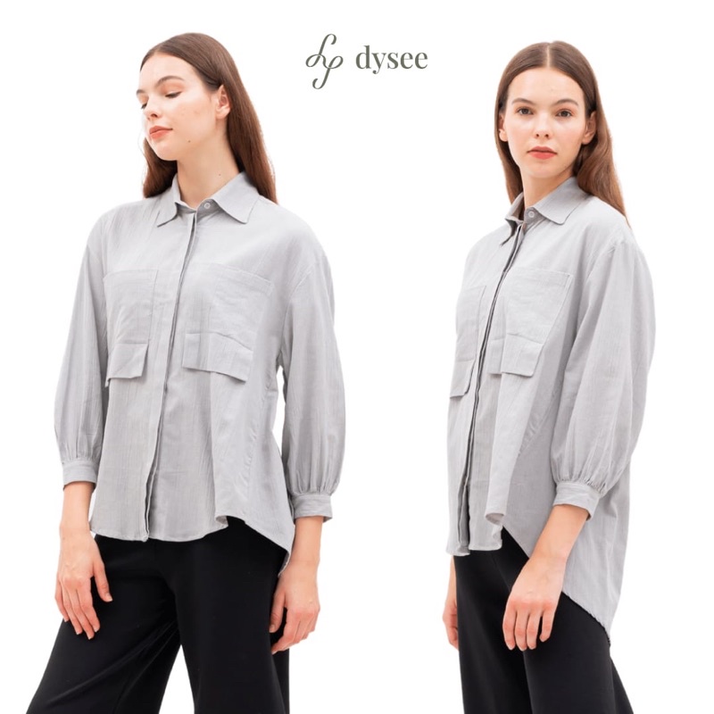 Kemeja Noera SHIRT - OVERSIZE LINEN SHIRT/CRINKLE WOMEN& 39;S LINEN SHIRT