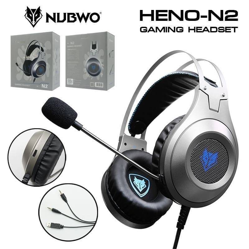 หูฟังเกมมิ่ง Nubwo รุ่น N2 มีเเจ็ค 3.5 (ระบบเสียง2.0)