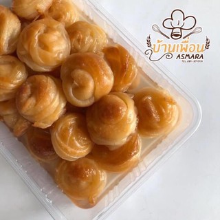 ขนมโรตีกุหลาบ รสชาติหวานอร่อย ปริมาณ400กรัม