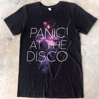 vtg.T-Shirt เสื้อวง PANIC! AT THE DISCO MADE IN USA Sz.S 100% COTTON