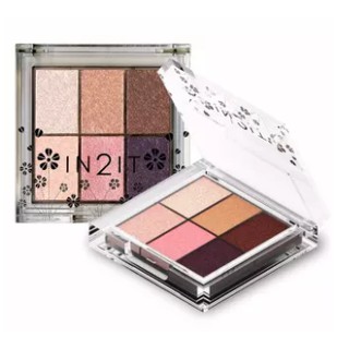 IN2IT Nude 6 color palette 4g. อินทูอิท นู้ด 6 คัลเลอร์ พาเลท อายแชโดว์ 6 สี ในตลับเดียว ESN