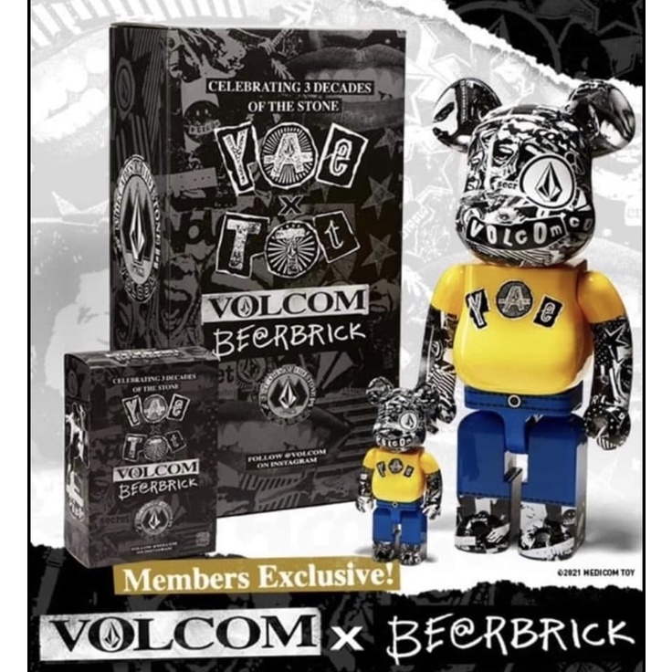 Bear Brick Volcom 400%+100%