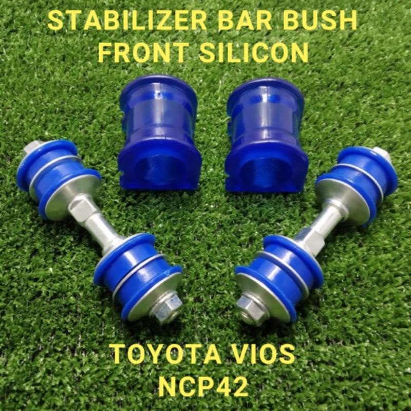 SILICON STABILIZER BAR BUSH FRONT SET TOYOTA VIOS NCP42 (รุ่น FIRST)
