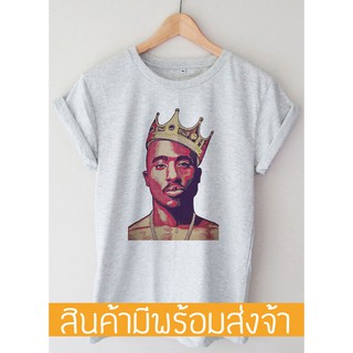 Tupac เสื้อยืดผู้ชาย T-shirtสามารถปรับแต่งได้