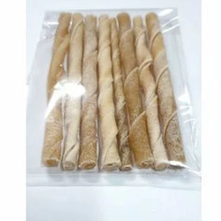 ขนมขัดฟันสุนัข สติ๊กหนังเกลียวธรรมชาติ ขนาด 50กรัม,300กรัม