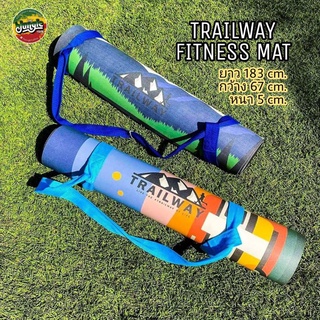 อ่านก่อนซื้อ‼️Trailway Fitness Mat เสื่อโยคะ ออกกำลังกาย ยืดเหยียด (TJT)