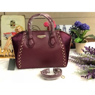 PEDRO EMBELLISHED TOP HANDLE TOTE  BAG