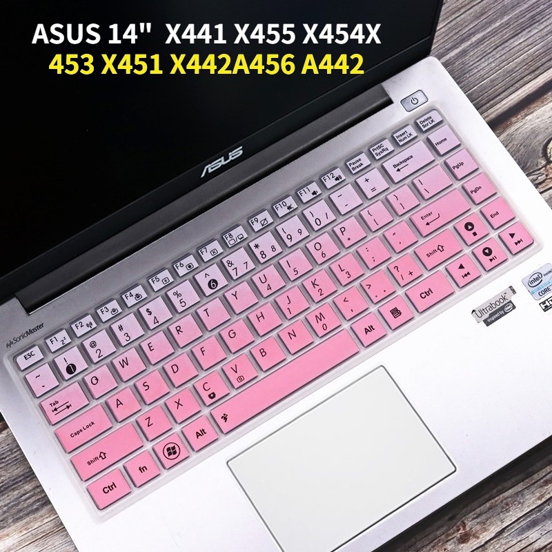 พร้อมส่ง สติกเกอร์ติดแป้นพิมพ์แล็ปท็อป 14 นิ้ว สําหรับ Asus X455L X454L X453M X451M A456U A442U X451 X441U X442U X441N X441S X441M X44H S400CA K455 K45V X451C K401U W419L