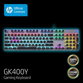 HP Gaming Keyboard Wired Mechanical GK400Y 104 Keys Punk Key Black