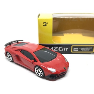 RMZ City lamborghini Aventador SV Coupe - Red Color /scale 1/64 (3 inches) in Box